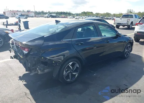 2023 Hyundai Elantra Limited из США, поврежденный, VIN 5NPLP4AG7PH096170